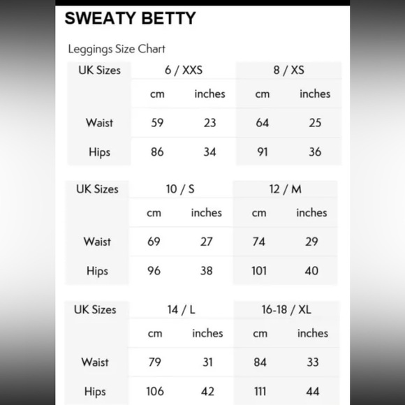 Sweaty Betty Super Sculpt 7/8 Yoga Sporty Workout Leggings Tights Size Small S - Picture 8 of 9